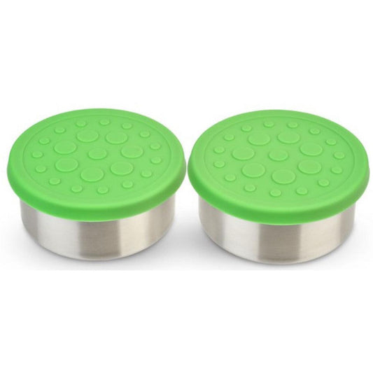Lunchbots Large (4.5 oz) Stainless Steel Dip Containers (Set of 2)