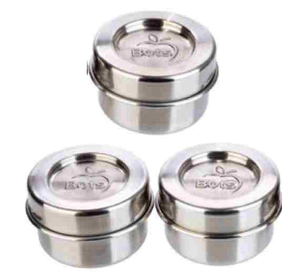Lunchbots Stainless Steel Dip Containers (3-Pack)