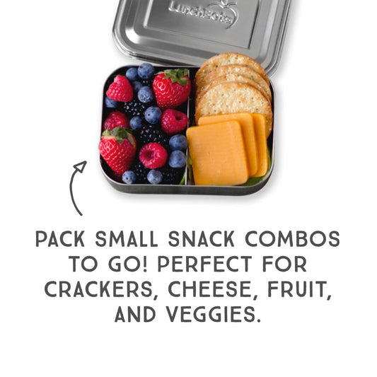 Lunchbots Small 2-compartment Snack Packer
