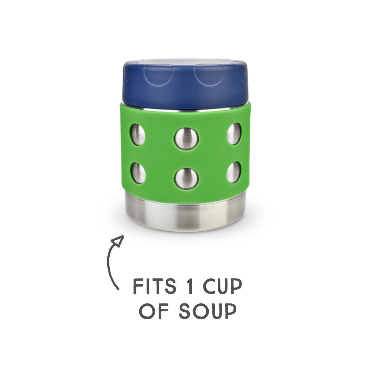 8 oz Lunchbots Thermal Dots Food Container