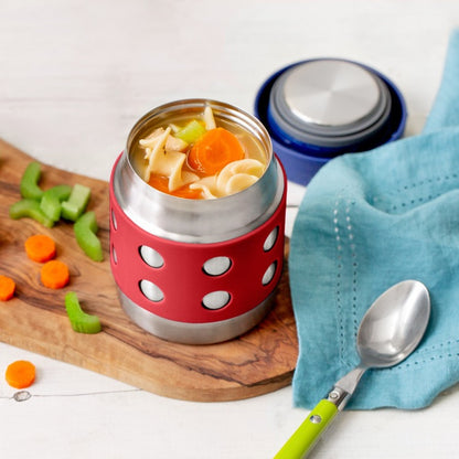 8 oz Lunchbots Thermal Dots Food Container