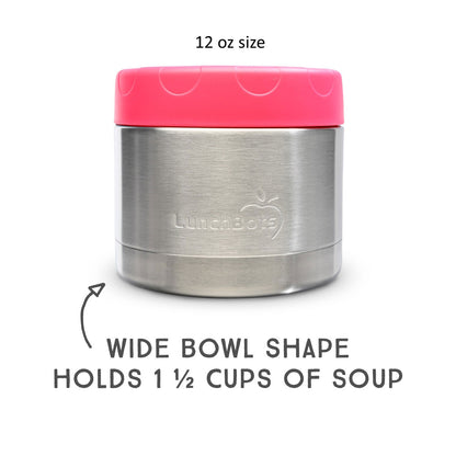 12 oz Lunchbots Wide Thermal Food Container