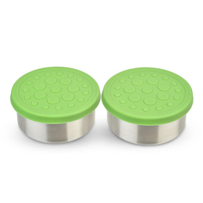 Lunchbots Medium (2.5 oz) Stainless Steel Dip Containers (Set of 2)