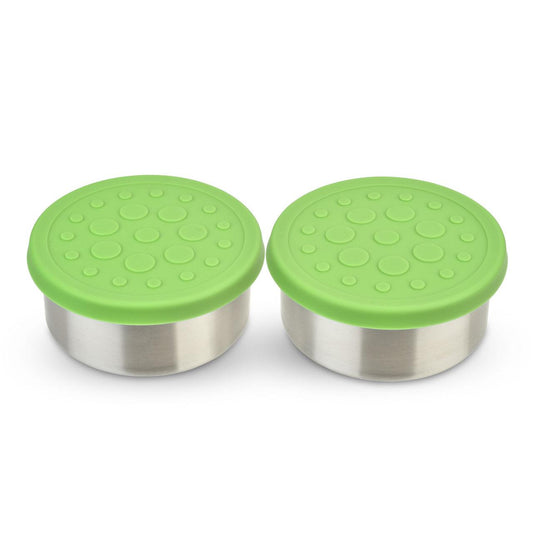 Lunchbots Medium (2.5 oz) Stainless Steel Dip Containers (Set of 2)