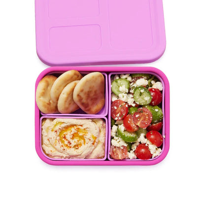 Lunchbots Build-A-Bento Medium Platinum Silicone Bento Box