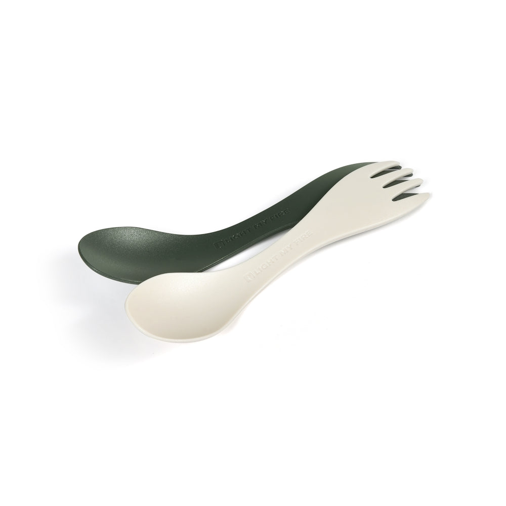 Light My Fire Spork Little Bio sagegreen cream (2-pack)