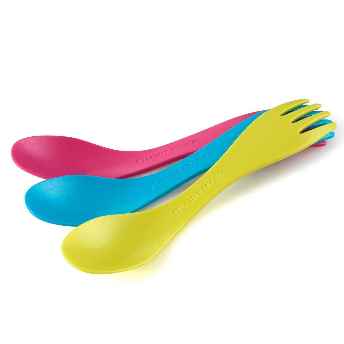 Light My Fire Spork Little (Pack of 3) Lime Cyan Fuchsia