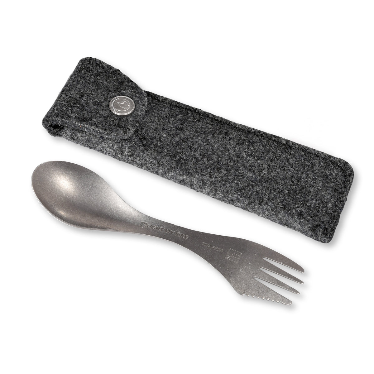 Light My Fire Titanium Spork in Recycled Wool Case