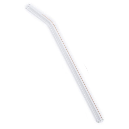 Life Without Waste Glass Drinking Straw BENT, Diameter 6mm Clear