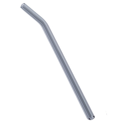 Life Without Waste Glass Drinking Straw BENT, Diameter 6mm Gray