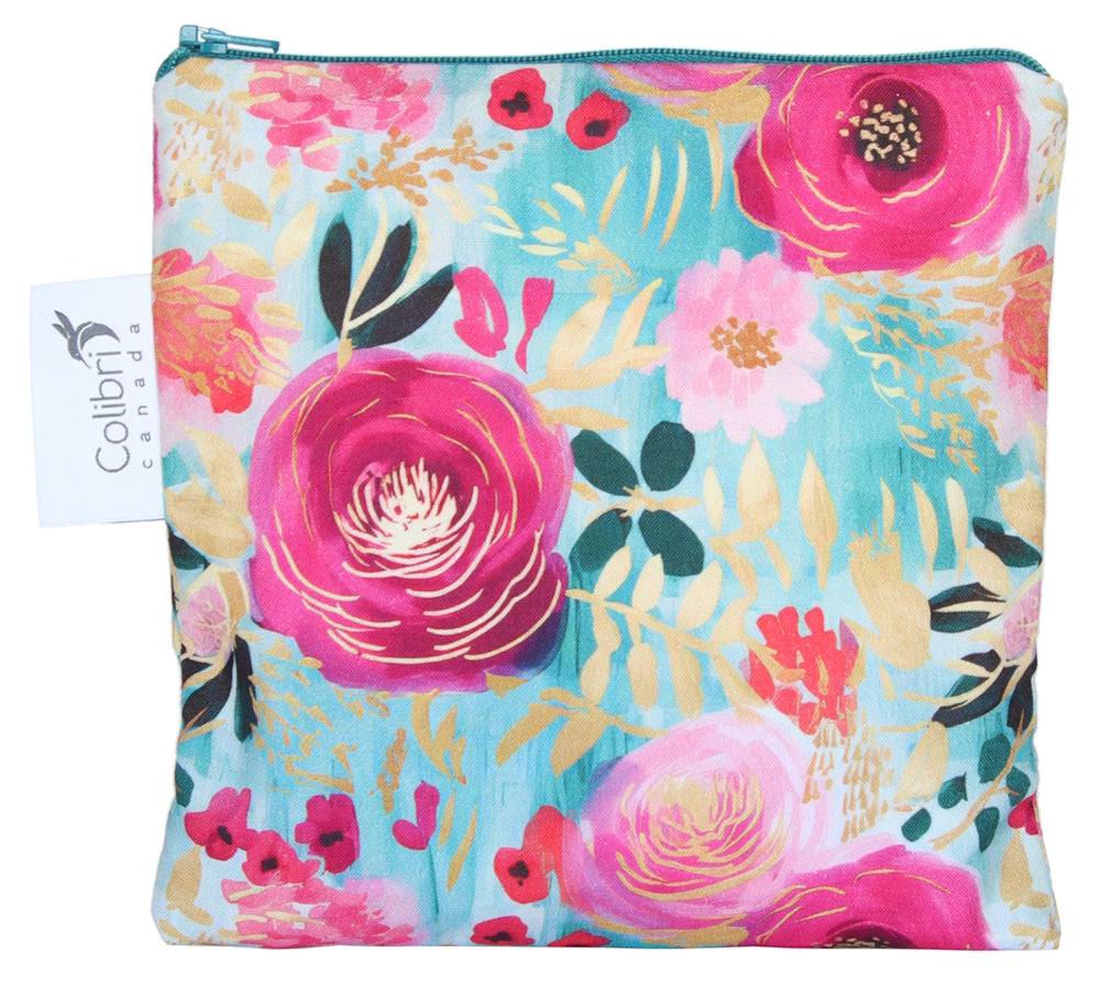 Colibri Large Reusable Sandwich & Snack Bag Abby Rose