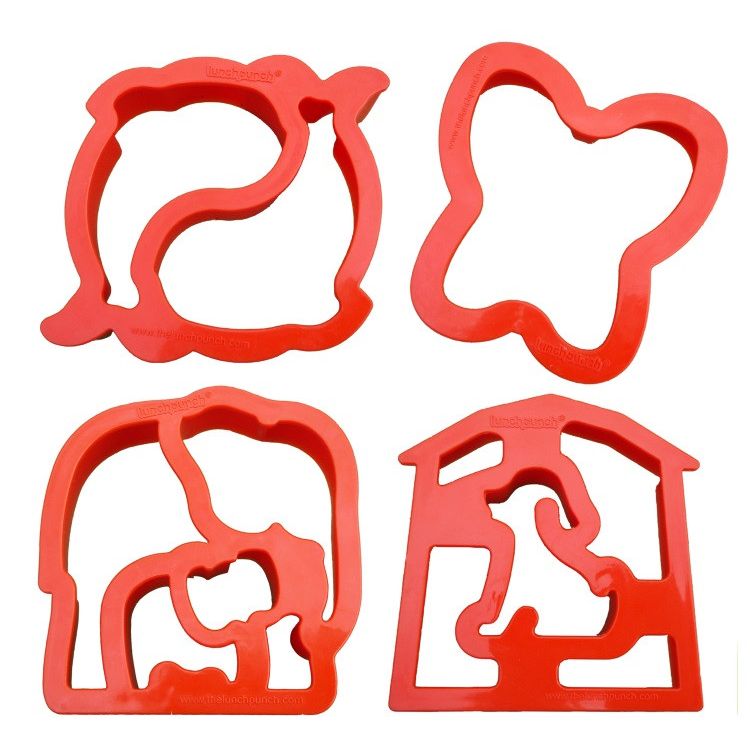 Lunchpunch Sandwich Critter Cutters (4-pack)