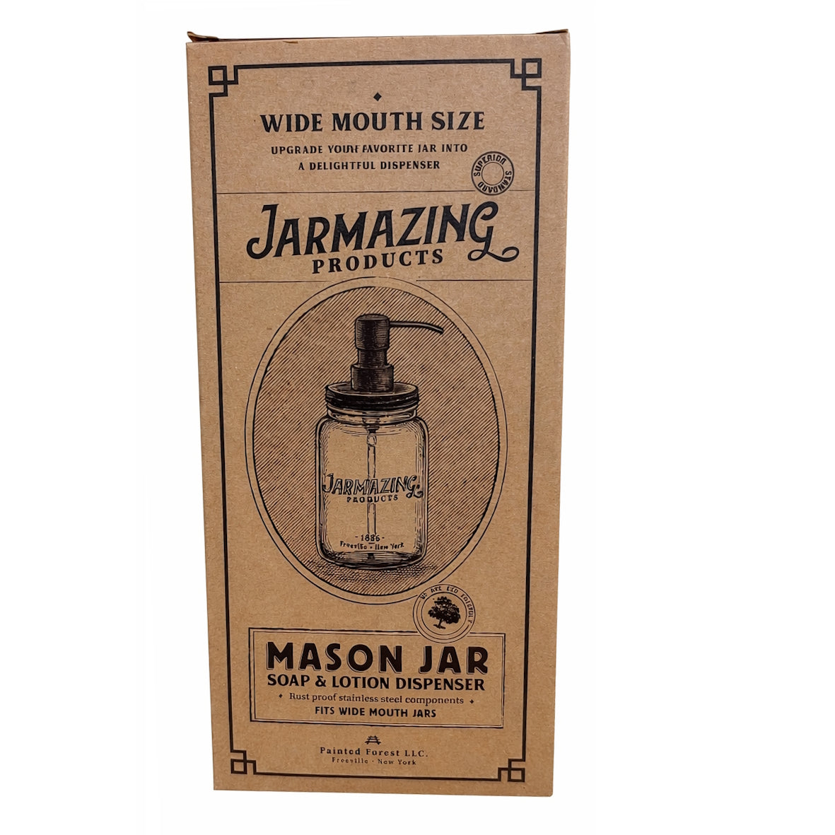 Jarmazing Wide Mason Jar Soap Dispenser Lid