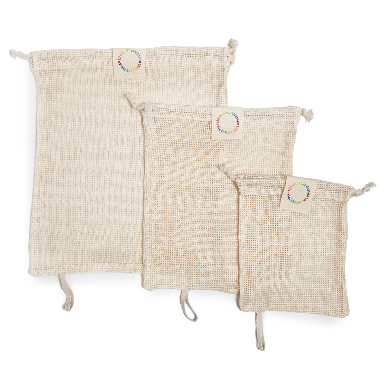 Life Without Waste Mesh Produce Bags (Set of 3)