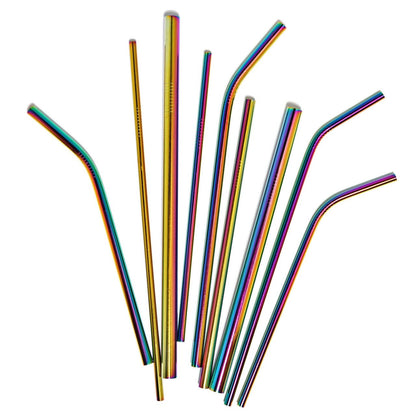 Life Without Waste Stainless Steel Straw, Rainbow