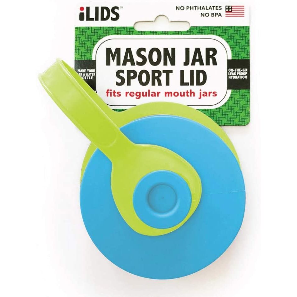 iLid Mason Jar Leak-Proof SPORT Lid, Regular Mouth