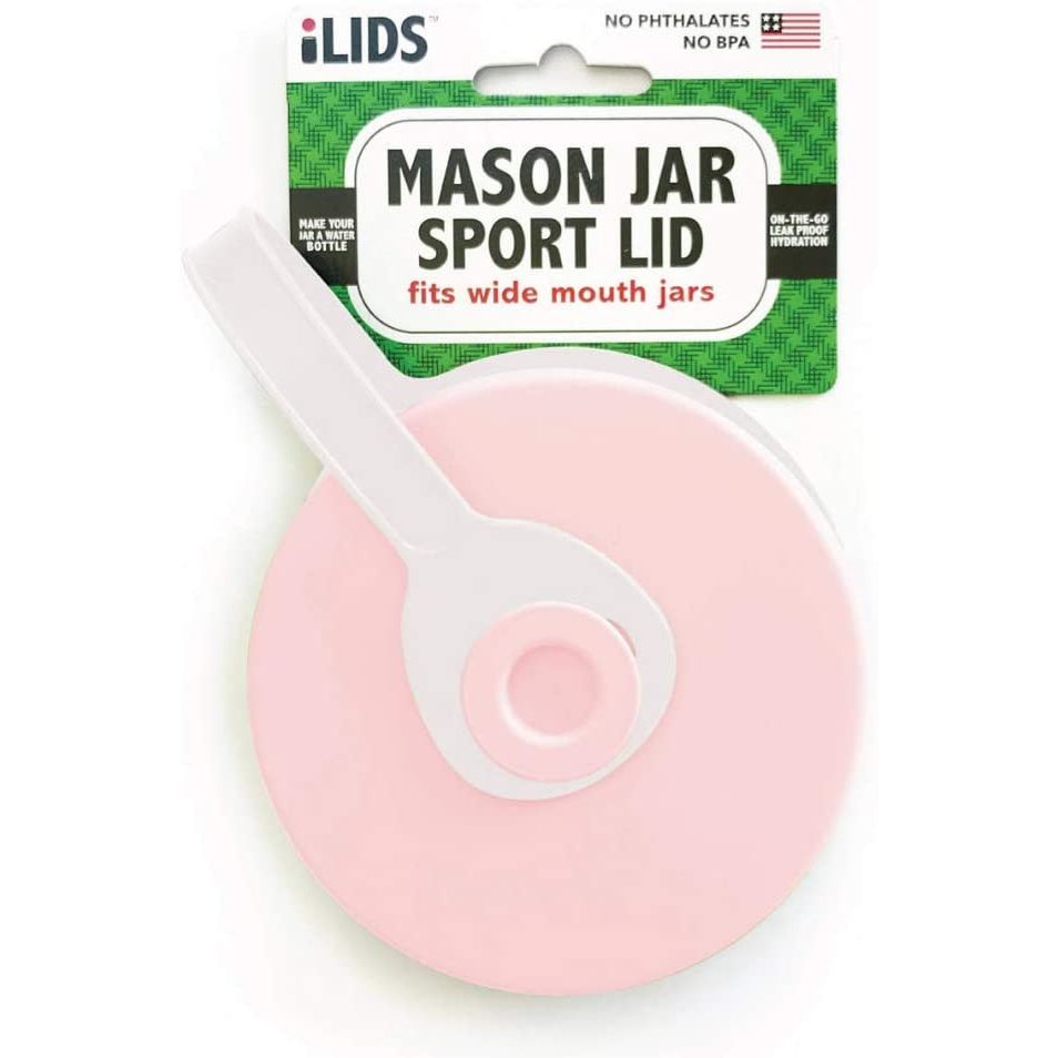 iLid Mason Jar Leak-Proof SPORT Lid, Wide Mouth