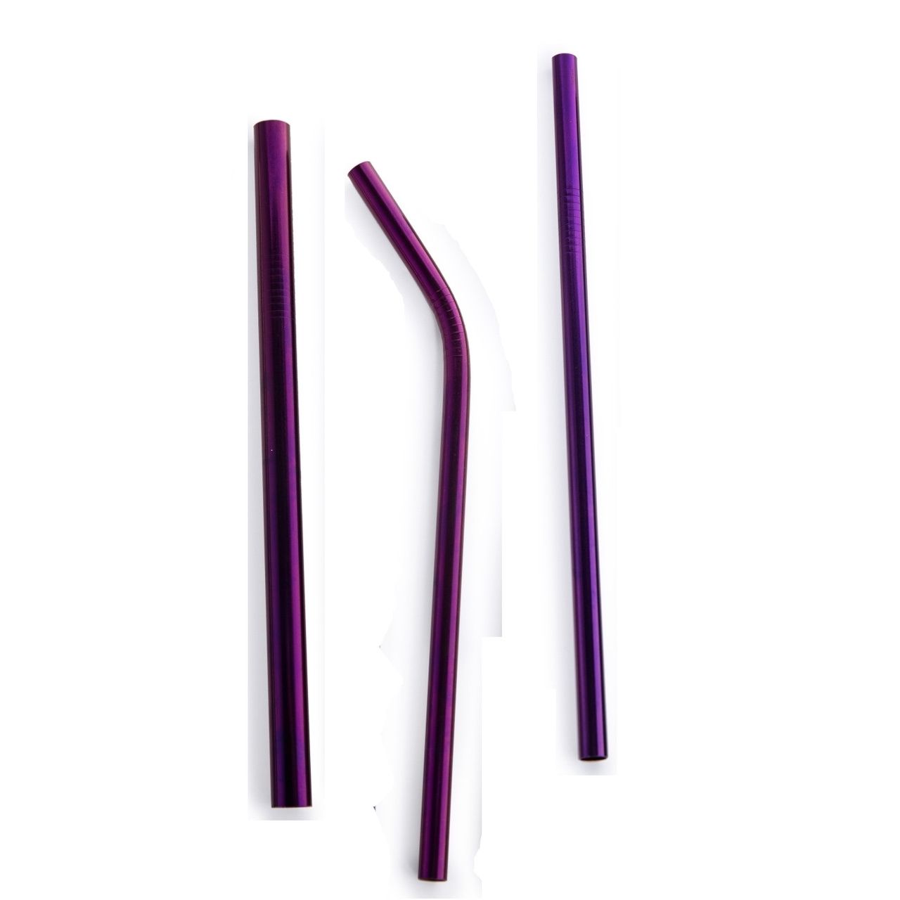Life Without Waste Stainless Steel Straw, PURPLE