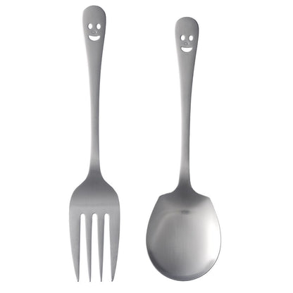 Happy Face Stainless Steel Serving Utensil