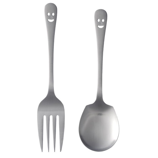 Happy Face Stainless Steel Serving Utensil