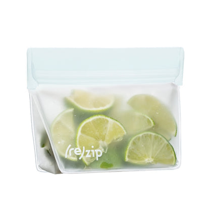 (re)zip Packaging-Free Food Storage Bag 1 cup stand-up Clear