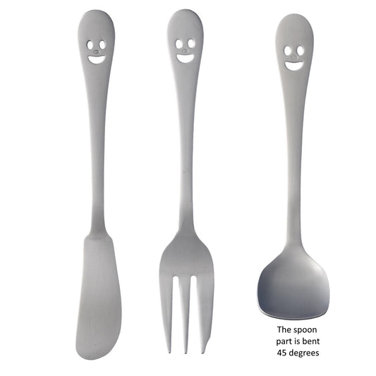 Happy Face Small Size Cutlery