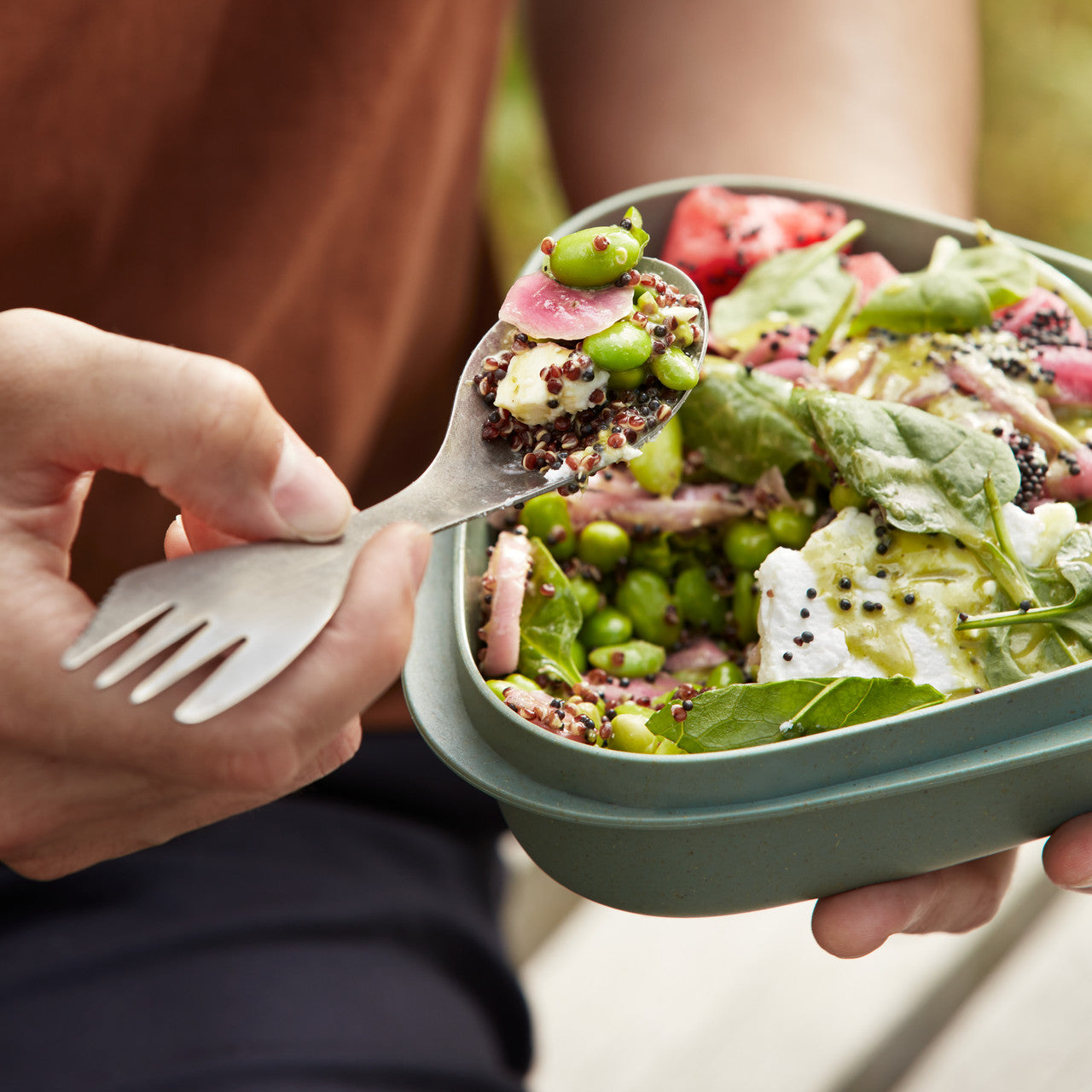 Light My Fire Titanium Spork in Recycled Wool Case