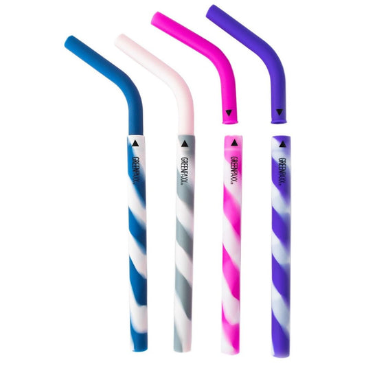GreenPaxx Silicone 2-piece Reusable Straws