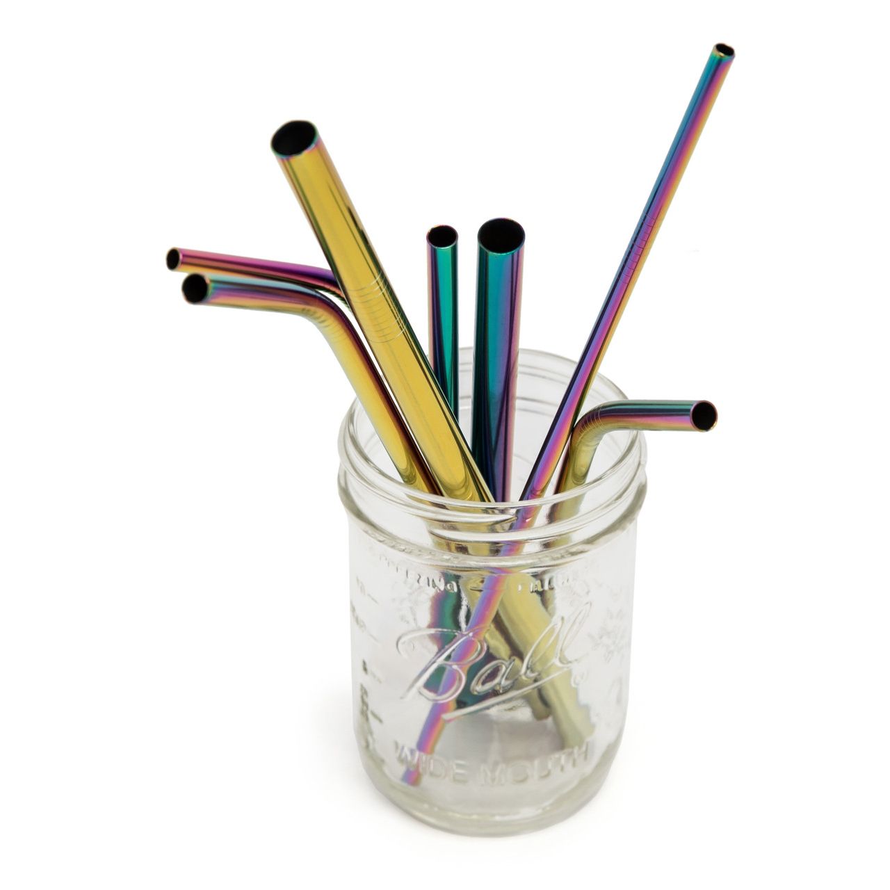 Life Without Waste Stainless Steel Straw, Rainbow