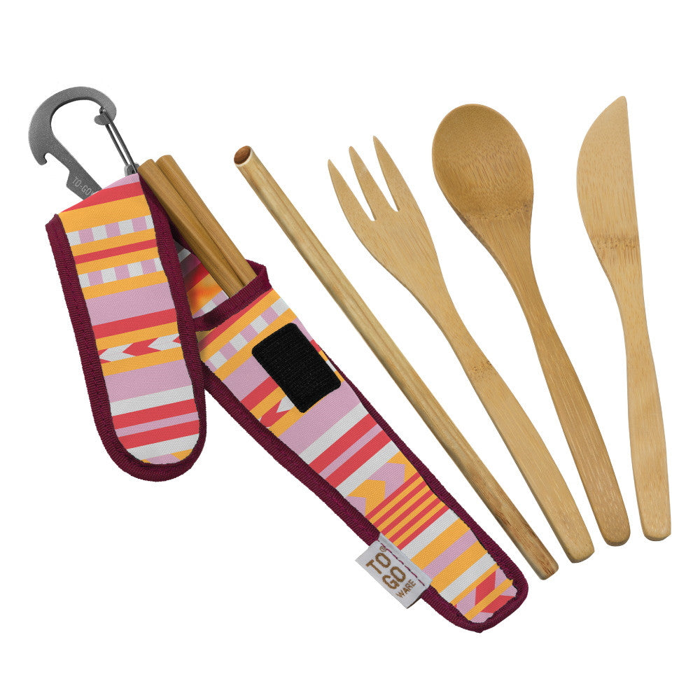 To Go Ware RePETe Premium Bamboo Utensil Set