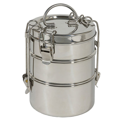 To-Go Ware Stainless Steel Tiffin Box (3-tier)