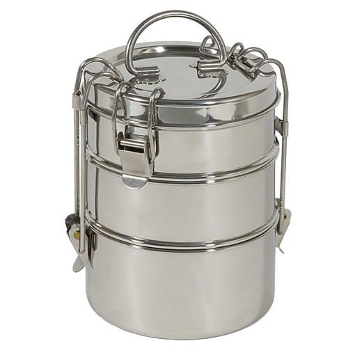 To-Go Ware Stainless Steel Tiffin Box (3-tier) Default Title