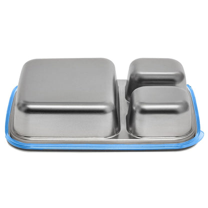 Ukonserve 3 Compartment Stainless Steel Food-Storage Container