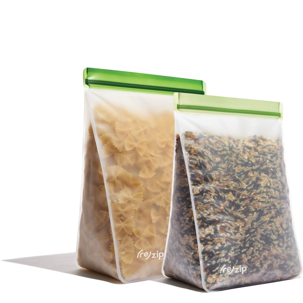 (re)zip Tall Food Storage Bags - 10 & 12 cup
