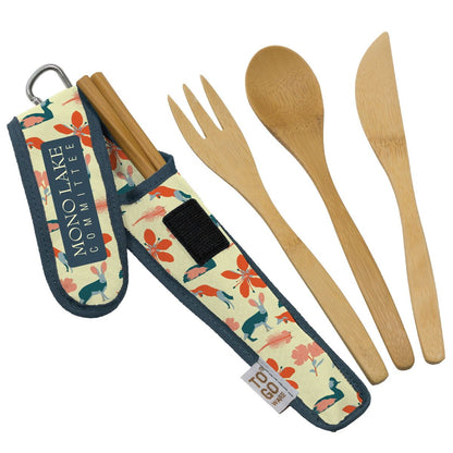 To-Go Ware Custom Printed Bamboo Utensil Sets