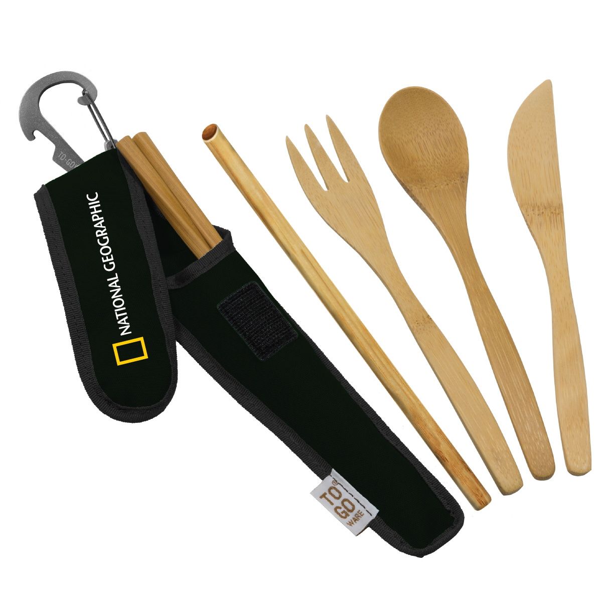 To-Go Ware Custom Printed Bamboo Utensil Sets
