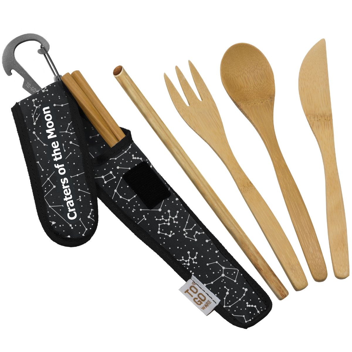 To-Go Ware Custom Printed Bamboo Utensil Sets