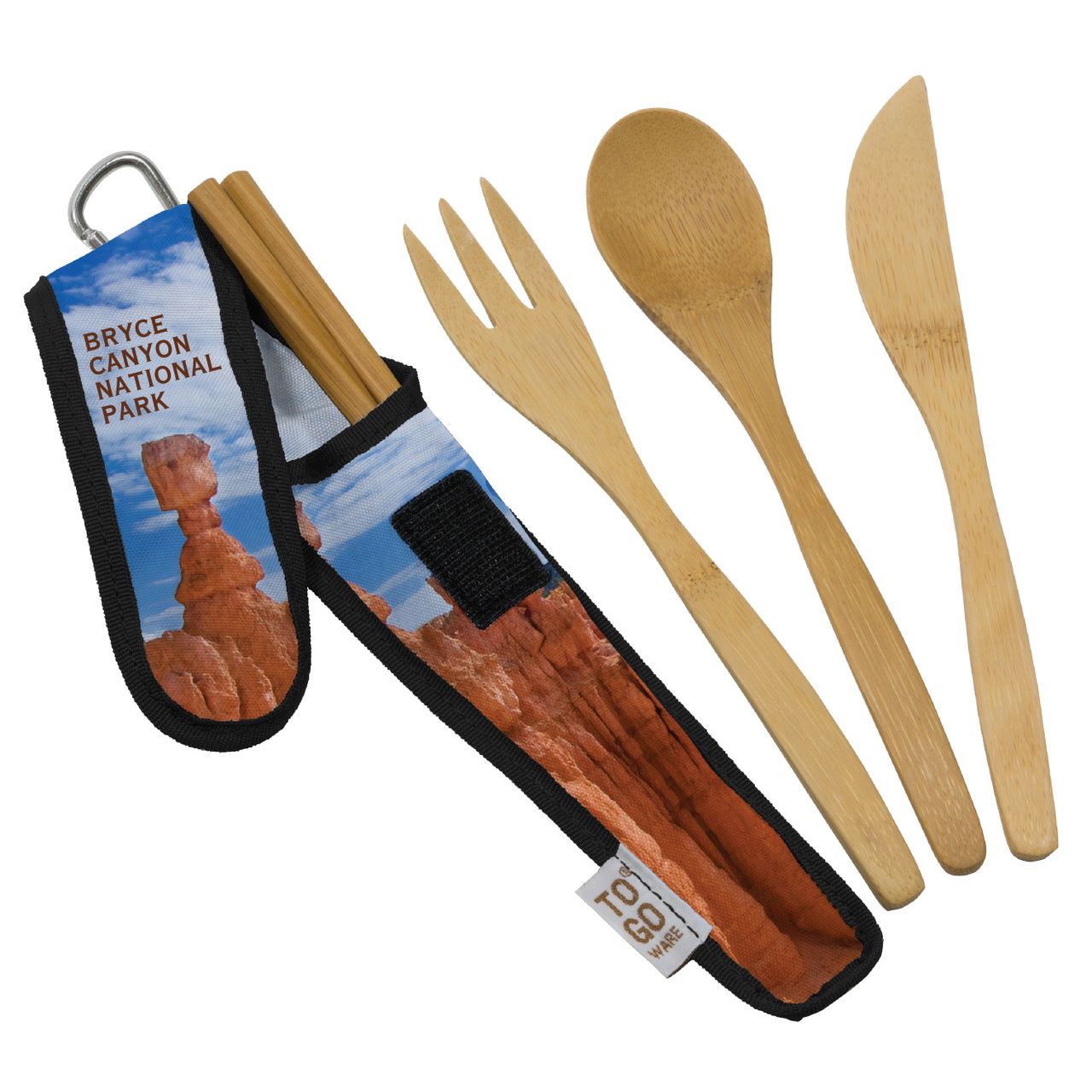 To-Go Ware Custom Printed Bamboo Utensil Sets