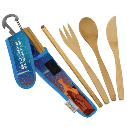 To-Go Ware Custom Printed Bamboo Utensil Sets
