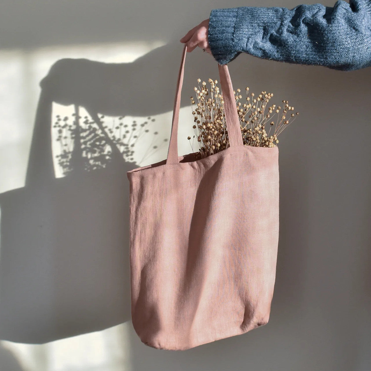 Custom Printed Linen Shopping Bag