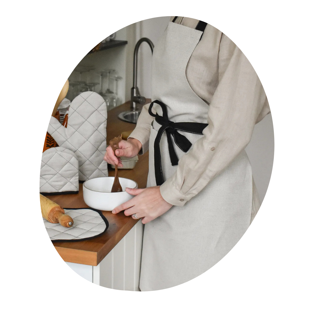 Custom Printed Linen Apron