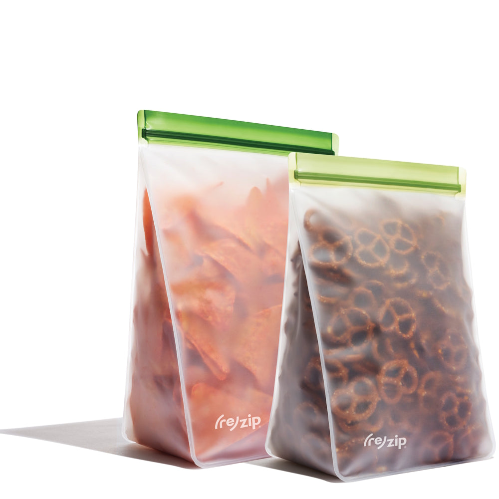 (re)zip Tall Food Storage Bags - 10 & 12 cup