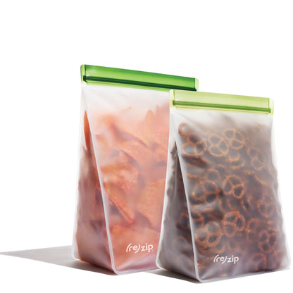 (re)zip Tall Food Storage Bags - 10 & 12 cup